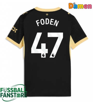 Manchester City Phil Foden #47 Replik Auswärtstrikot Damen 2026-27 Kurzarm